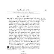 Neglected Children and Juvenile Offenders Act 1905